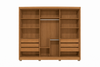 Guarda-Roupa Casal 6 Portas com Espelho 6 Gavetas CB01N566 Kappesberg