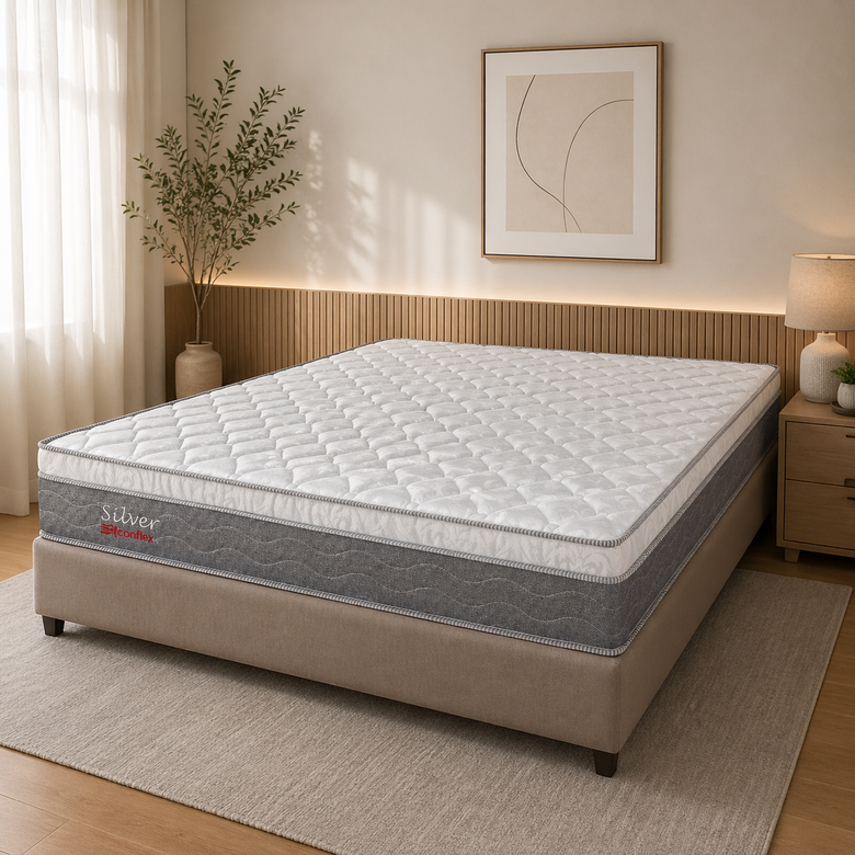 Colchão Queen  Care 158x198 Silver D26 Mira-Coil Reconflex