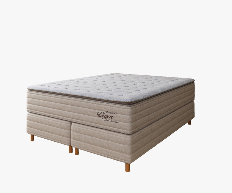 Conjunto Box Queen 158x198 Vigor Topazio