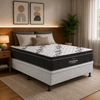 Cama Box Baú Casal Airtech D33 (Colchão + Base) 138x188 Ortobom