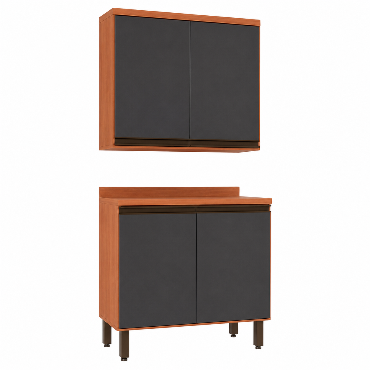 Cozinha Modular Macadâmia 80cm 4 Portas Telasul