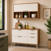 Cozinha Modulada Eloise 2 Peças 2 Portas 4 Gavetas  MGM
