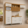 Cozinha Modulada 3 Peças 6 Gavetas e 6 Portas Princesa Nesher
