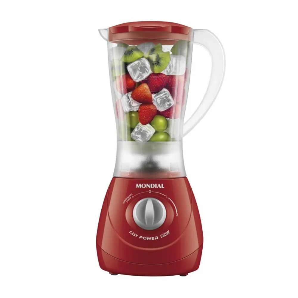 Liquidificador Mondial Easy Power L-550 2 Velocidades 550W - VERM