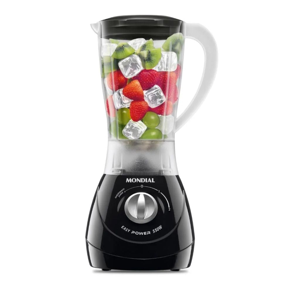 Liquidificador Mondial Easy Power L-550 2 Velocidades 550W - PRETO
