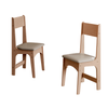 Conjunto De Mesa De Jantar 110X81cm Com 4 Cadeiras Luiza Sonetto