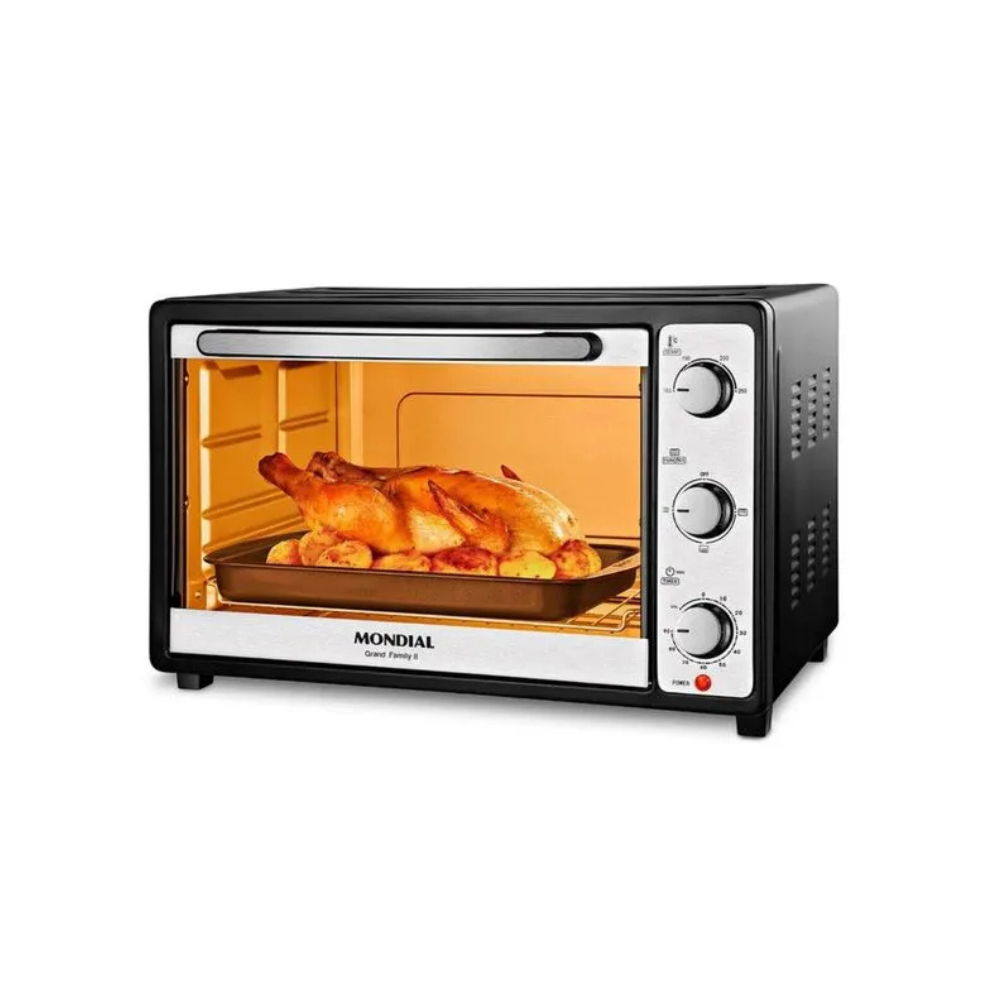 Forno Elétrico de Bancada com Timer FR52 -  Mondial - PRETO