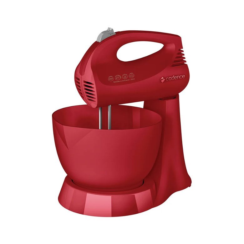 Batedeira 3 Velocidade BAT411 Vermelha Jolie Cadence