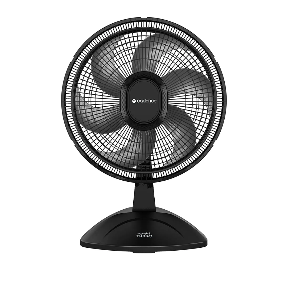 Ventilador de Mesa Cadence 140W 6 pás 40cm Turbo VTR 410 - PRETO