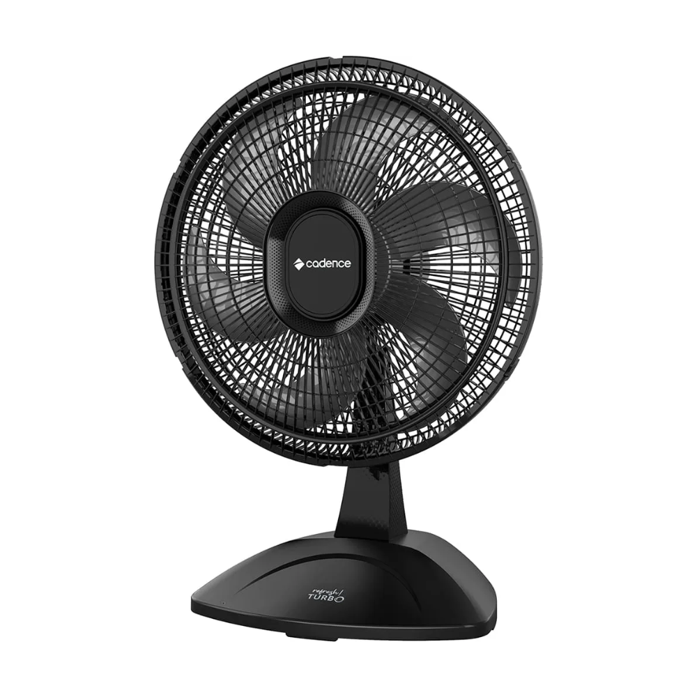 Ventilador de Mesa Cadence 140W 6 pás 40cm Turbo VTR 410 - PRETO