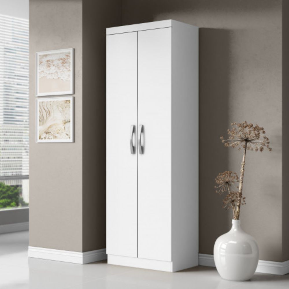 Armário Multiuso New 2 Portas Aramóveis - Branco
