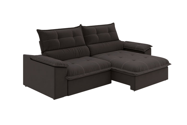 Sofá Retrátil e Reclinável 3 Lugares Veneto Besthouse