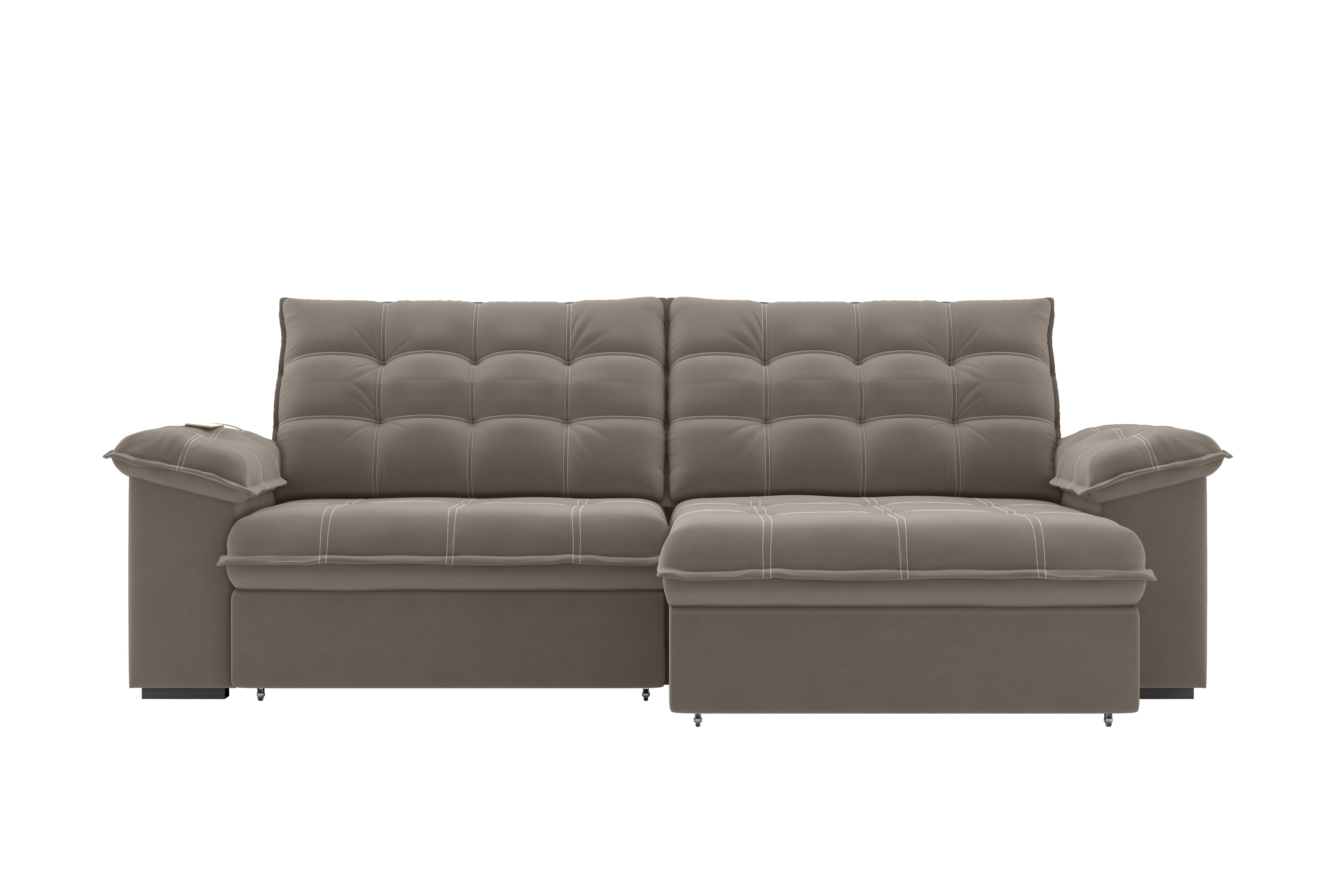 Sofá Retrátil e Reclinável 3 Lugares Parma Besthouse