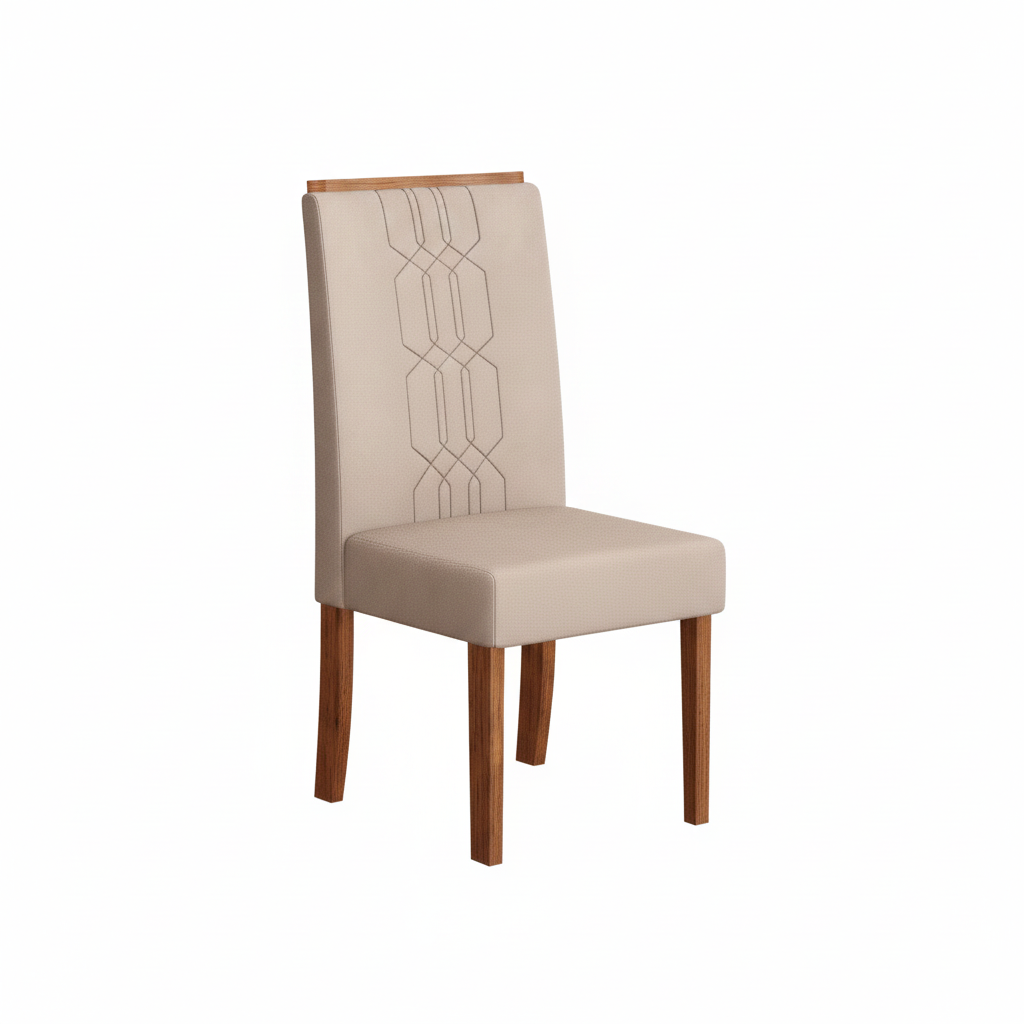 Conjunto de Mesa de Jantar Dulce 120x90 com 4 Cadeiras Zoe Dj Móveis