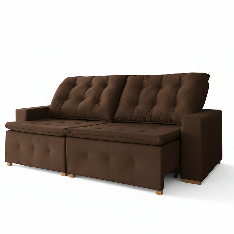 Sofá Retrátil e Reclinável 3 Lugares Arthur Inovaflex