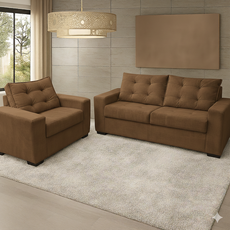 Conjunto de Sofá 2x3 Lugares Torun Masterflex