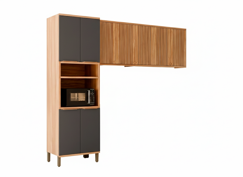 Cozinha Modulada 3 Peças 9 Portas Sauvignon Ronipa