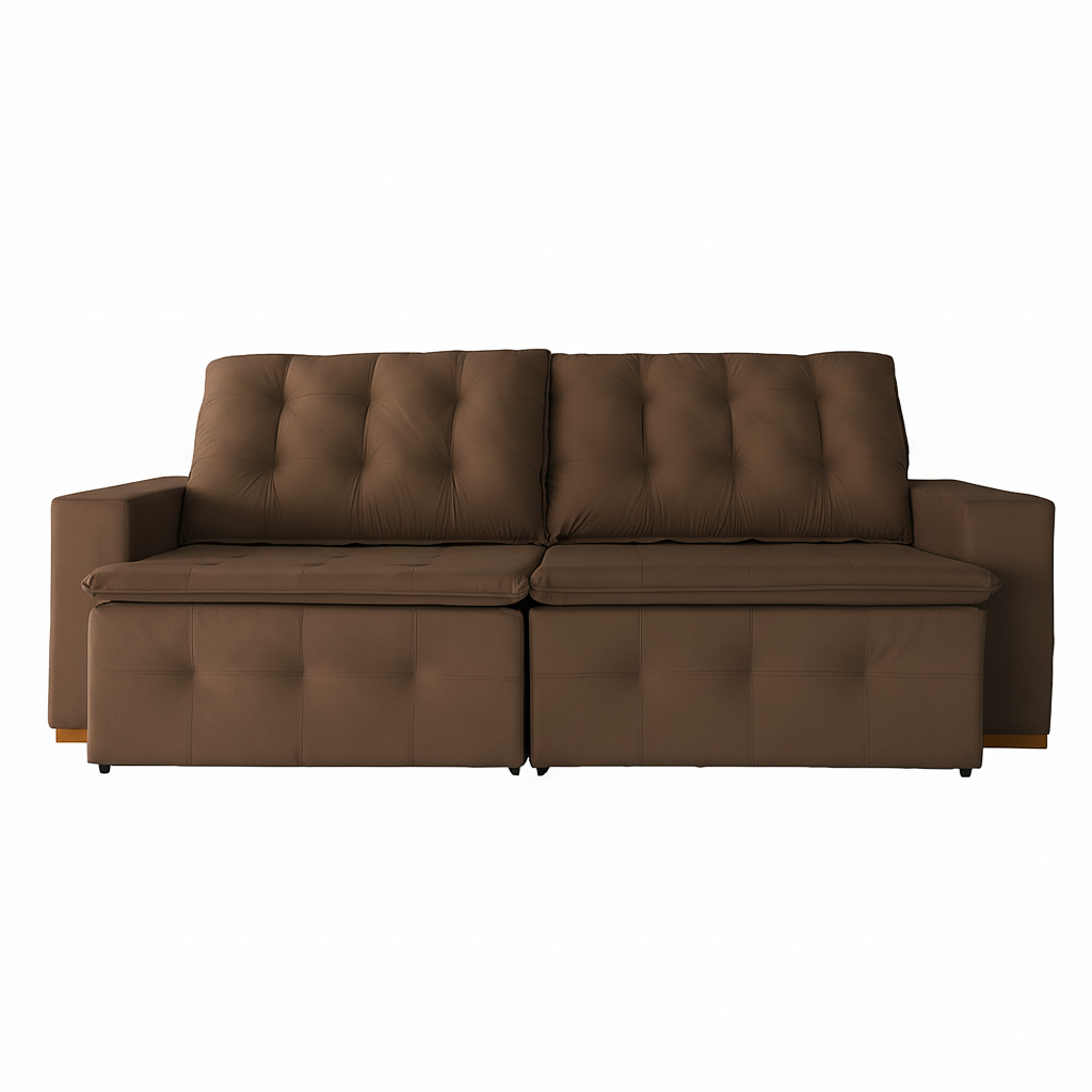 Sofá Retrátil e Reclinável 3 Lugares Arthur Inovaflex