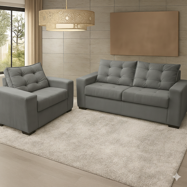 Conjunto de Sofá 2x3 Lugares Torun Masterflex