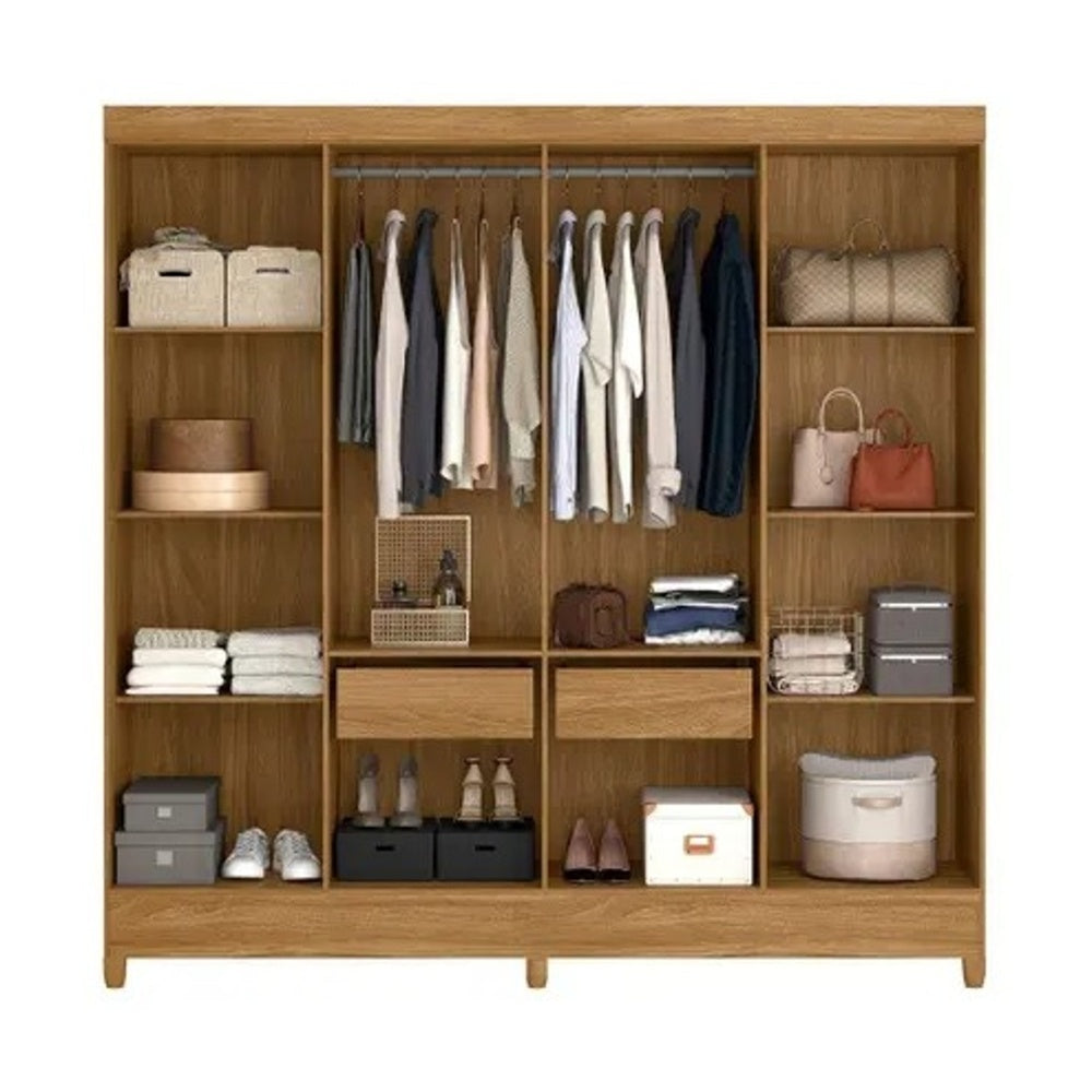 Guarda-Roupa Marajó Casal 8 Portas 2 Gavetas Moval