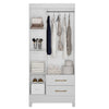 Guarda-Roupa 3 Portas 2 Gavetas Lima Moval