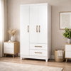 Guarda-Roupa 3 Portas 2 Gavetas Lima Moval