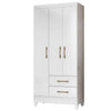 Guarda-Roupa 3 Portas 2 Gavetas Lima Moval