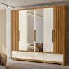 Guarda-Roupa Casal 6 Portas 5 Gavetas com Espelho Amazonas Moval