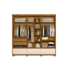 Guarda-Roupa Casal 6 Portas 5 Gavetas com Espelho Amazonas Moval