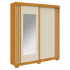 Guarda-Roupa Solteiro Athena 2 Portas 3 Gavetas com Espelho ACP