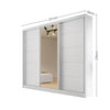 Guarda - Roupa de casal Capri Plus 3 Portas 4 Gavetas Bianchi
