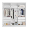 Guarda - Roupa de casal Capri Plus 3 Portas 4 Gavetas Bianchi