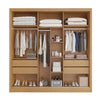 Guarda - Roupa de casal Capri Plus 3 Portas 4 Gavetas Bianchi