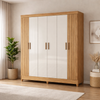 Guarda-Roupa Casal 6 Portas 2 Gavetas Uruguai Moval