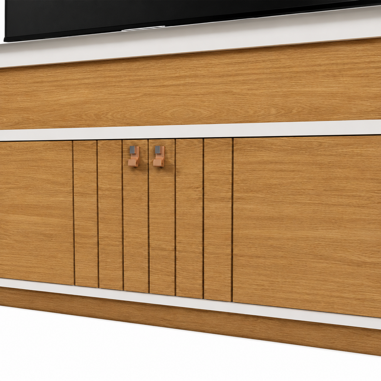 Home Para Tv até 60" Guaiba  2 Portas Com Led Mobler