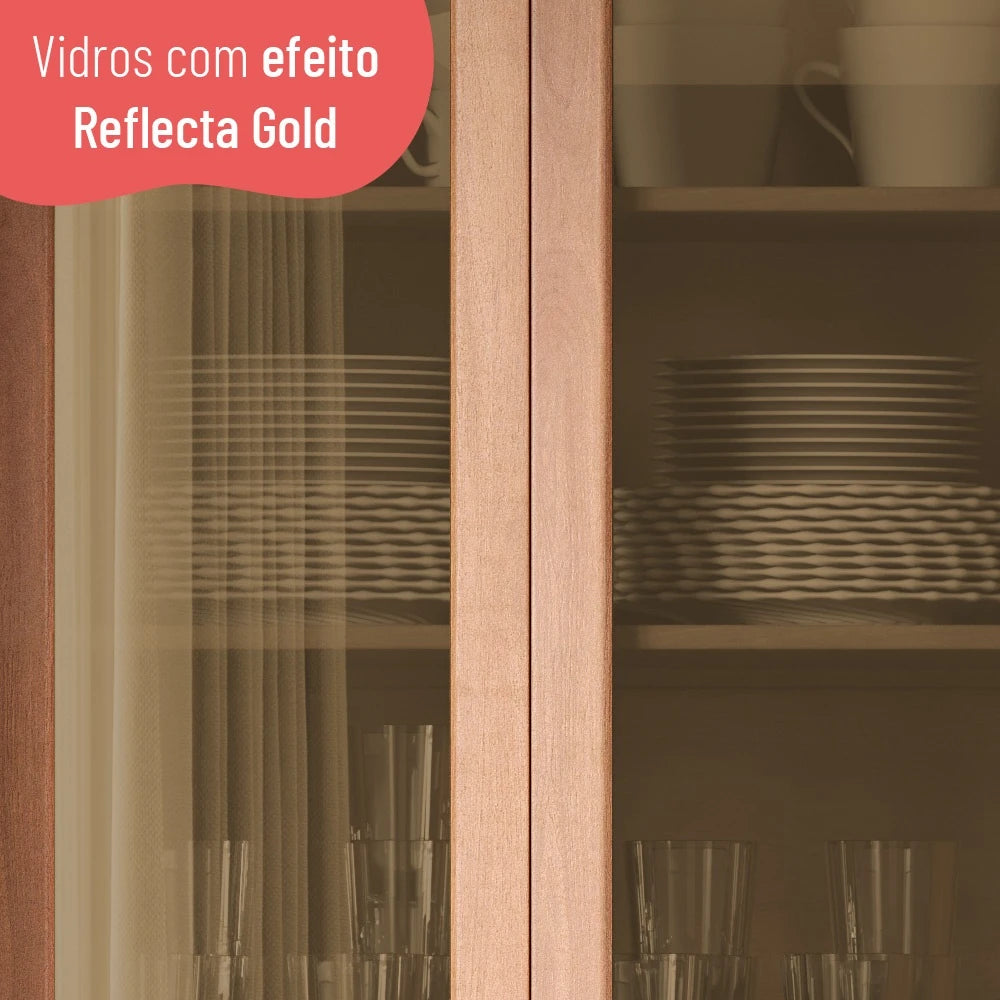 Cozinha Modulada 3 Peças 10 Portas 2 Gavetas Avelã Telasul