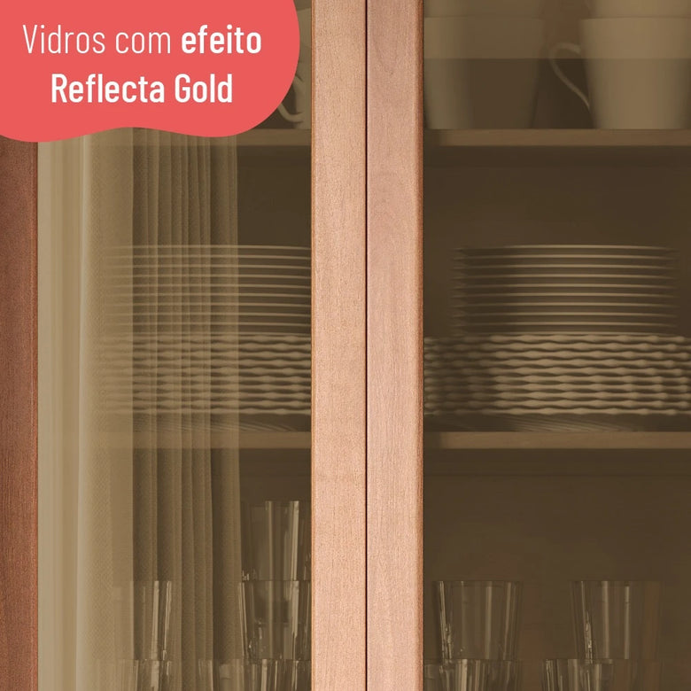 Cozinha Modulada 3 Peças 10 Portas 2 Gavetas Avelã Telasul