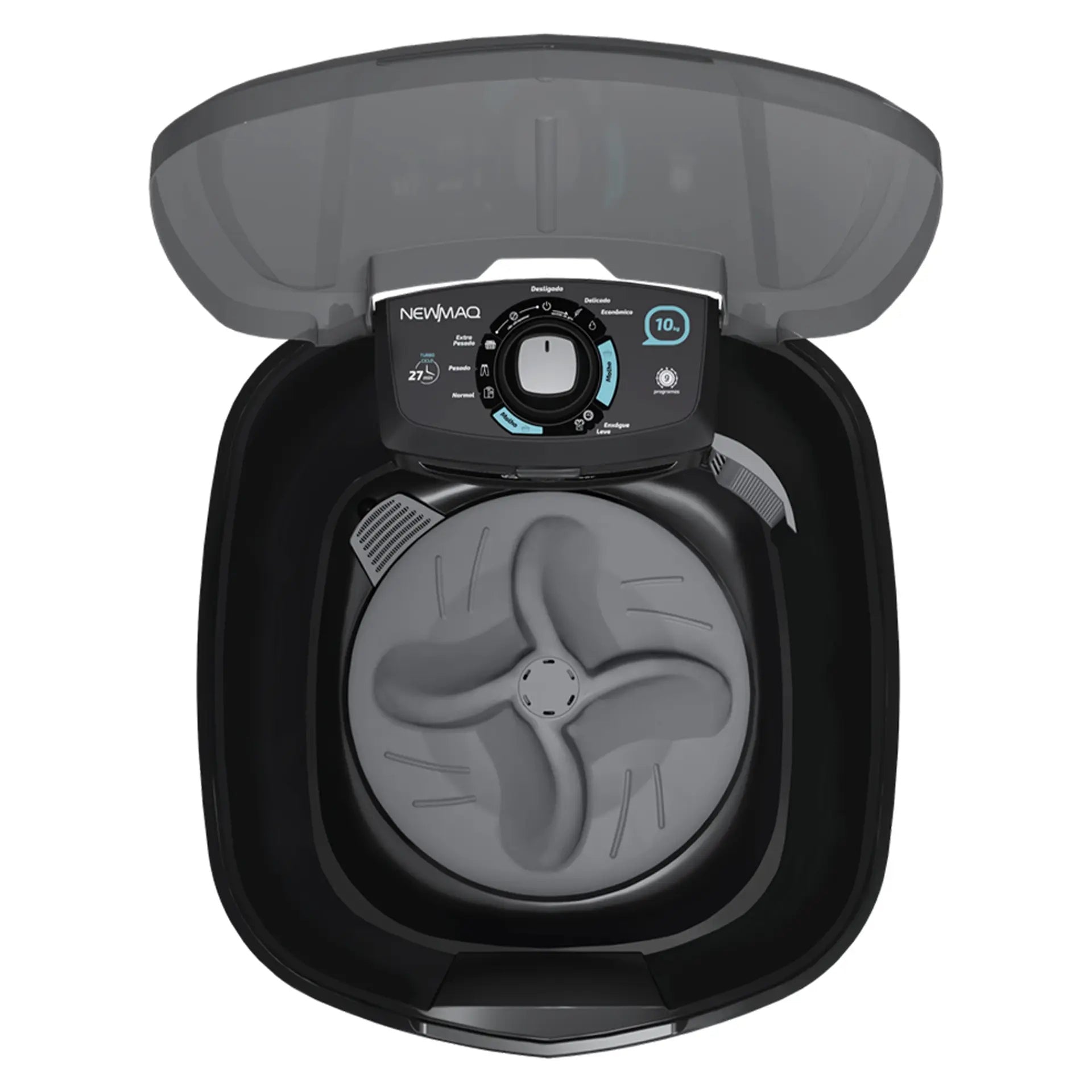 Tanquinho Newmaq 10kg Semiautomático com Big Dispenser - 110 Volts