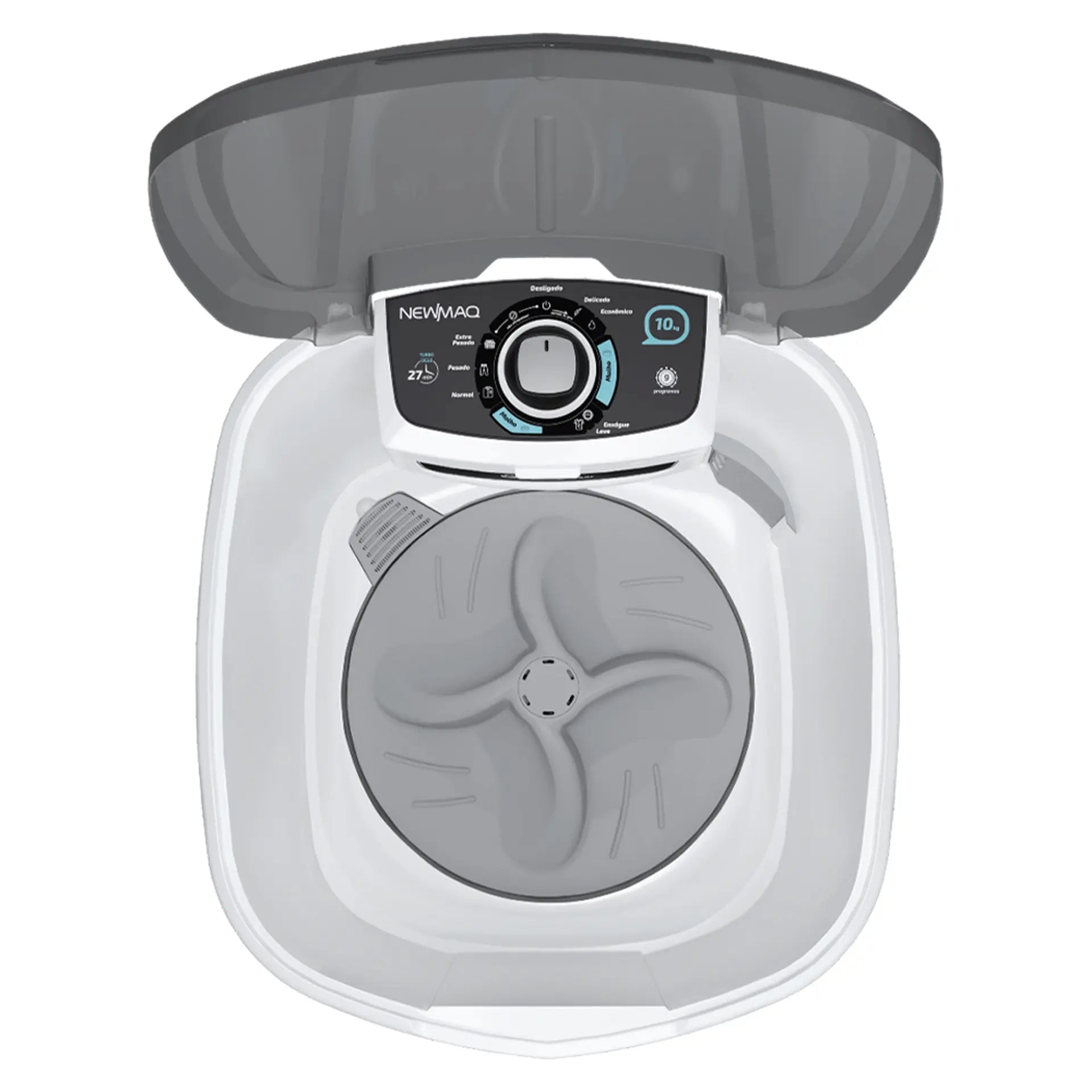 Tanquinho Newmaq 10kg Semiautomático com Big Dispenser - 110 Volts