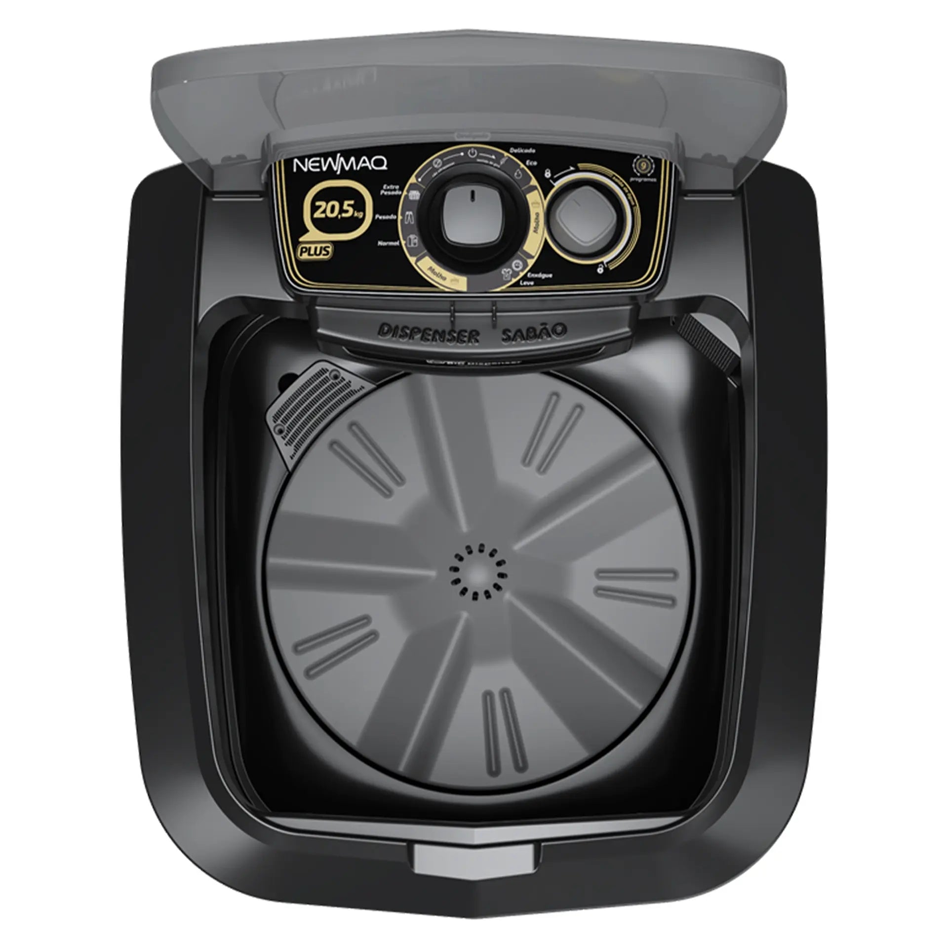 Tanquinho Newmaq Plus 20kg Semiautomático com Big Dispenser - 110 Volts