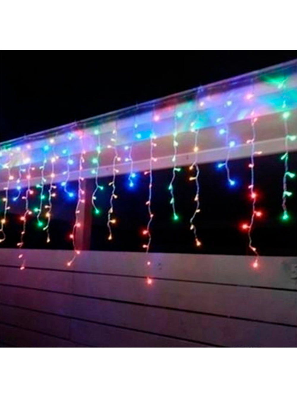 10 Metros Cascata Com 400 Lampadas Led Pisca Natal Cor Led:Colorido