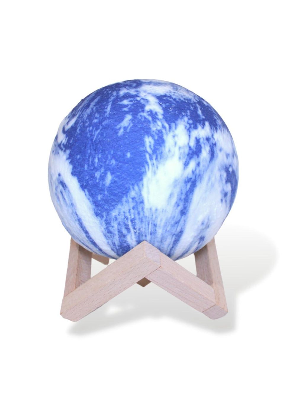 Luminaria Pendente Planeta Galaxia Universo 3d Abajur Usb Com Controle RGB Colorido Cor:Branco