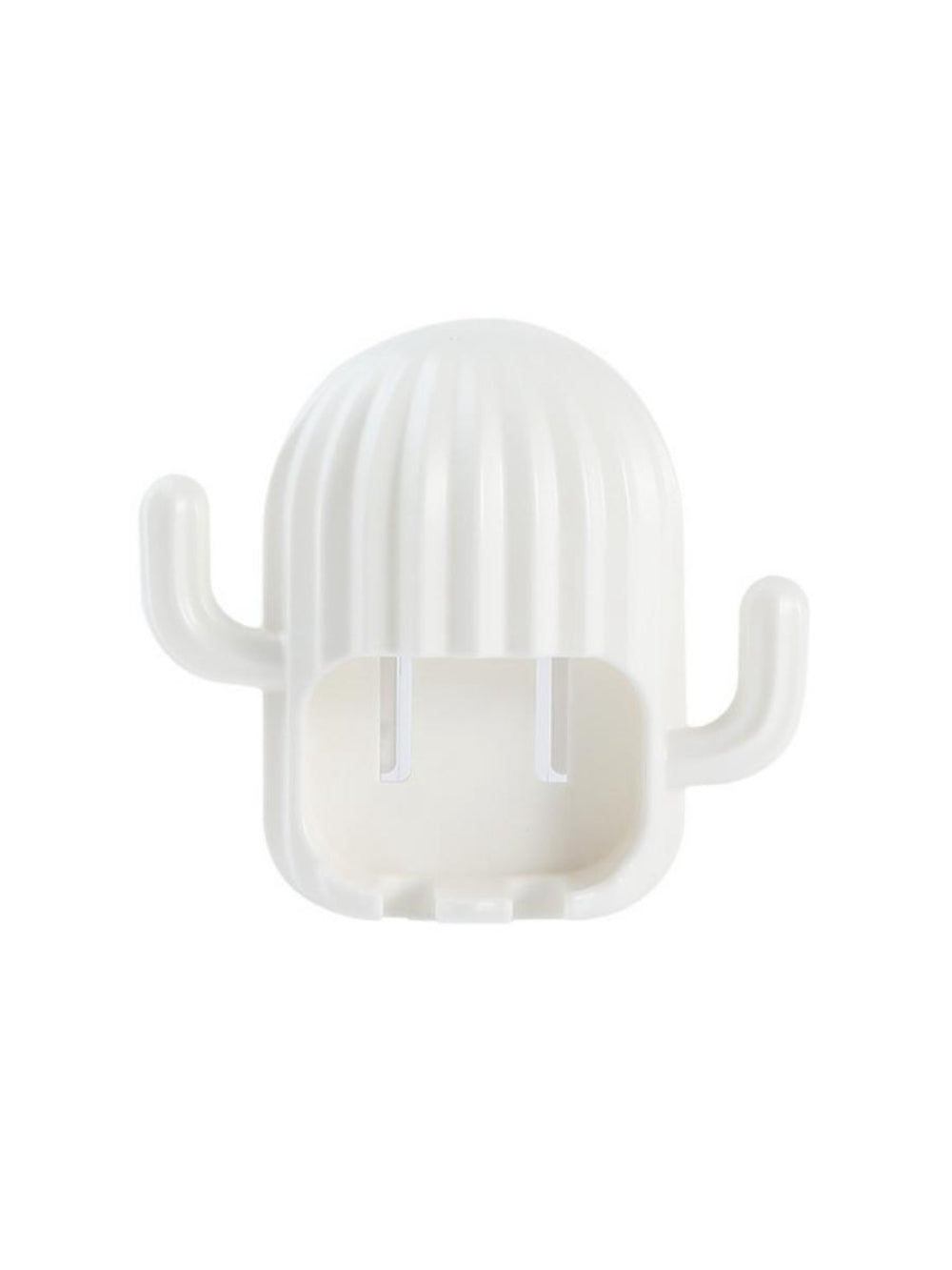 Porta Escova De Dente De Parede Cacto Cor:Branco