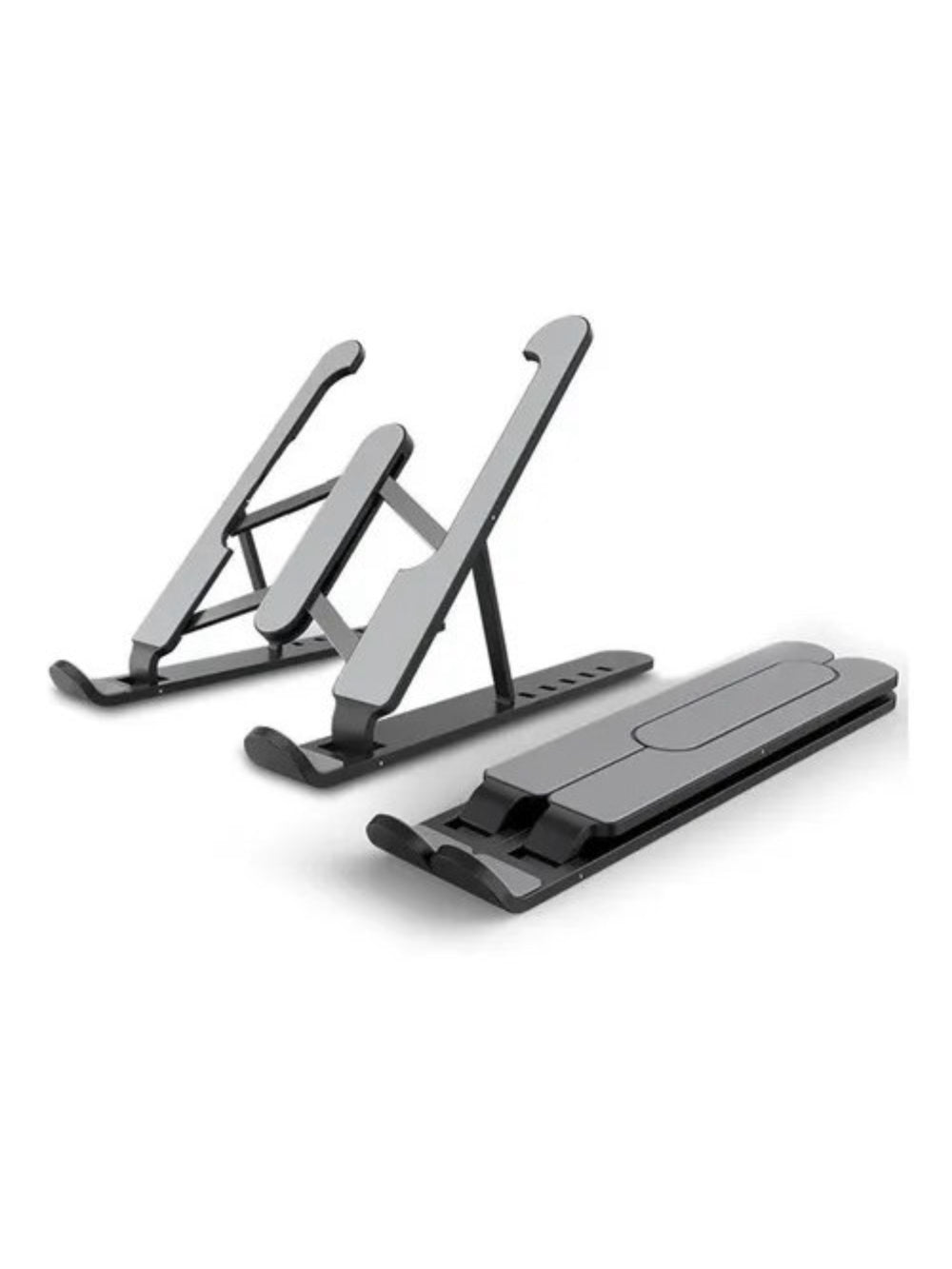 Suporte Portatil Ajustavel Para Notebook Com 6 Niveis Cores:Preto