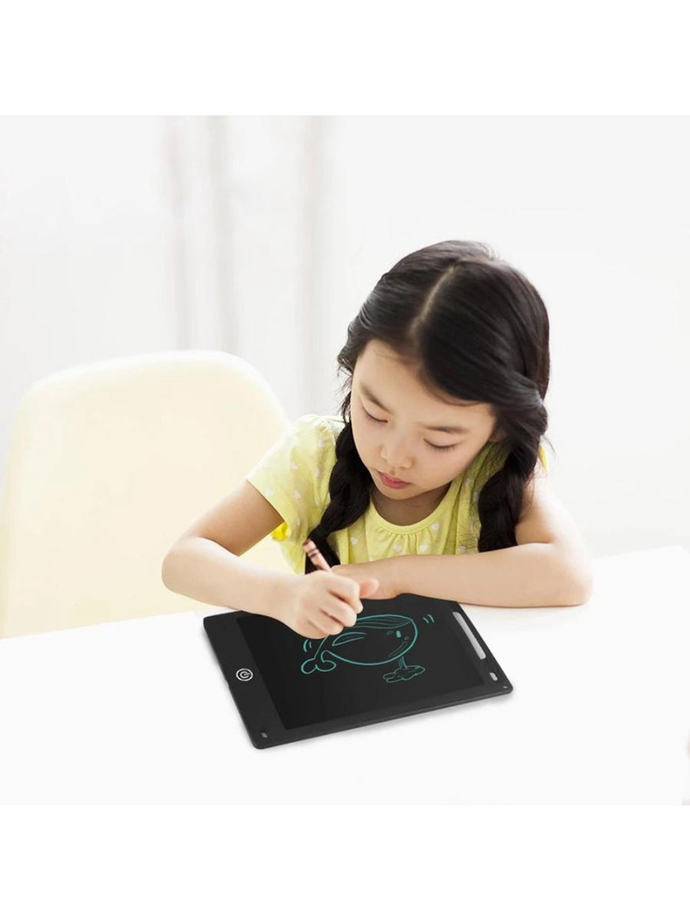 Tablet Infantil Lousa Magica Digital LCD 8,5 Para Desenho Notas Cor:Preto