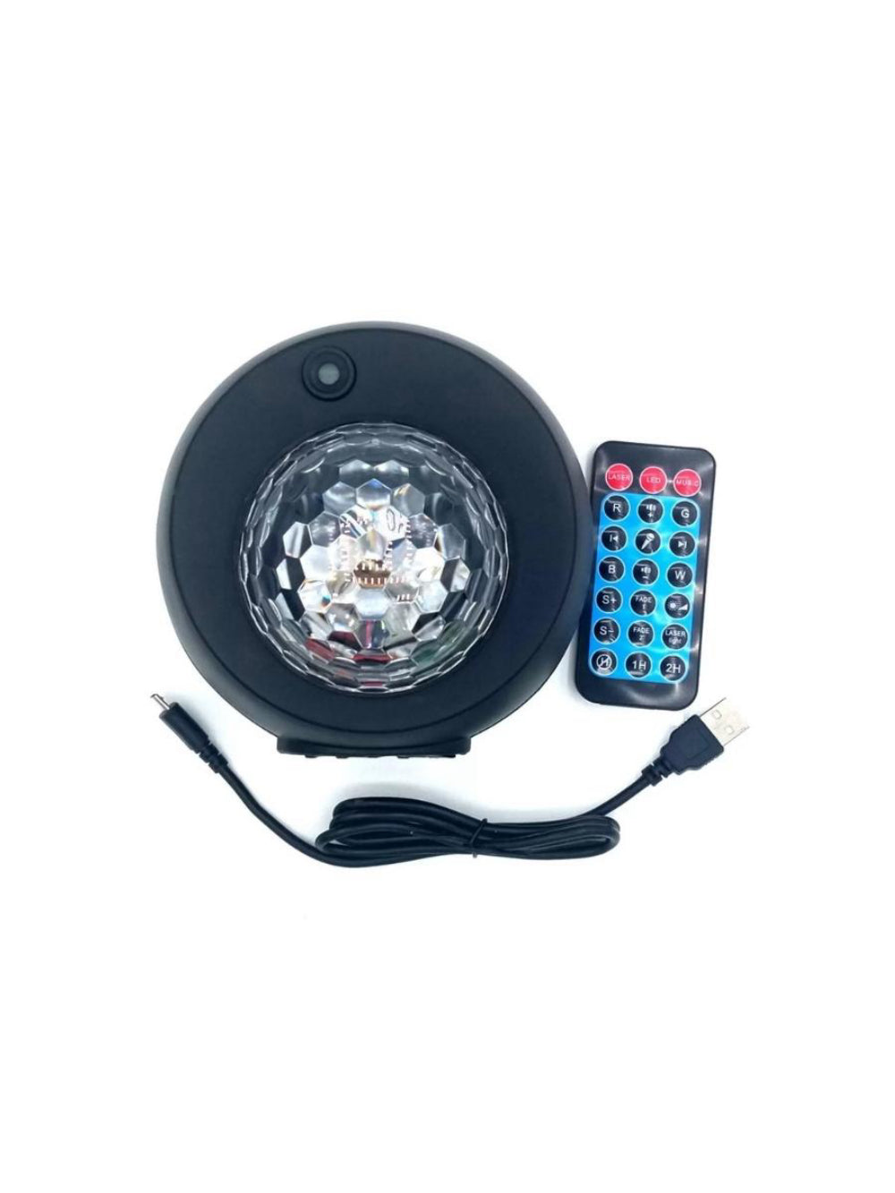 Luminaria Abajur Projetor Estrelas Galaxia Caixa De Som Bluetooth RGB