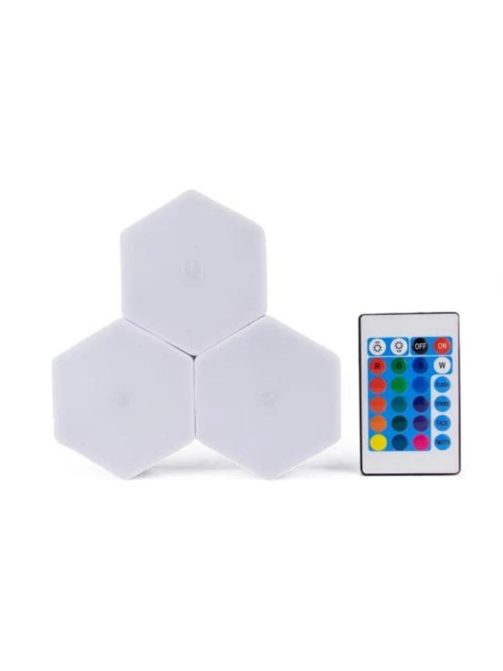 Kit 3 Lampadas Luminaria Led Sem Fio RGB Touch De Encaixe