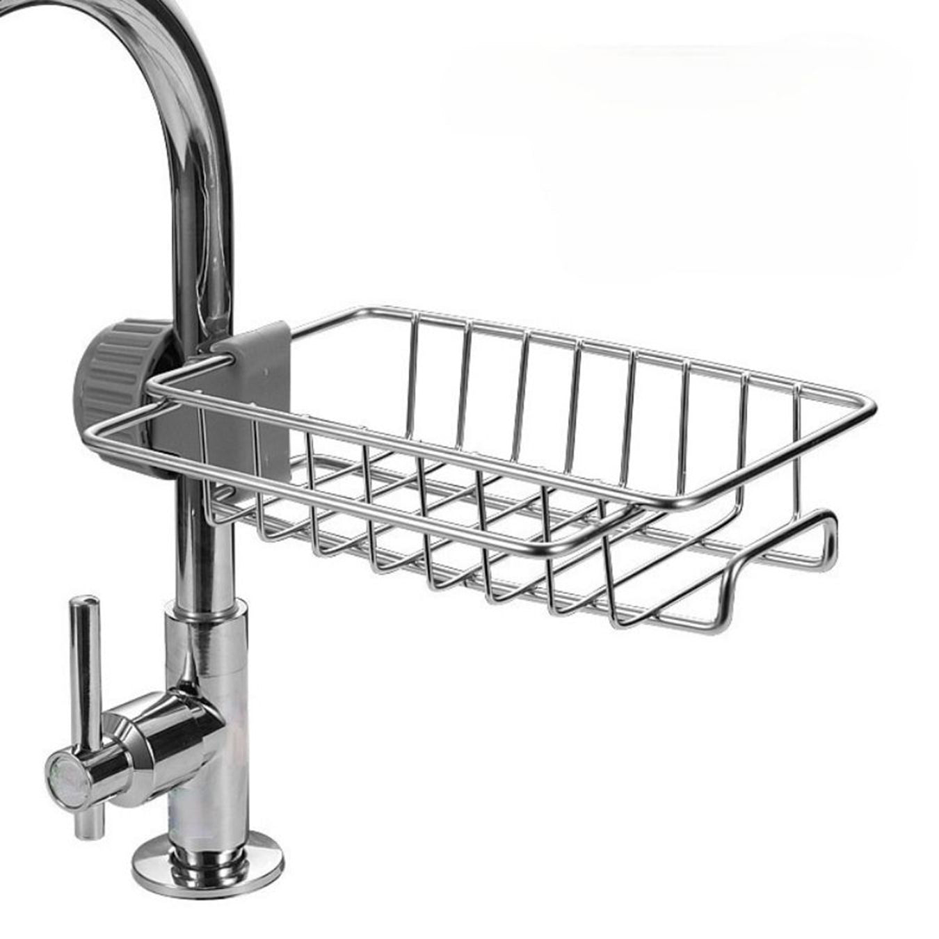 Escorredor Suporte De Torneira Pia Multiuso Inox Sabão Esponja Cozinha Banheiro