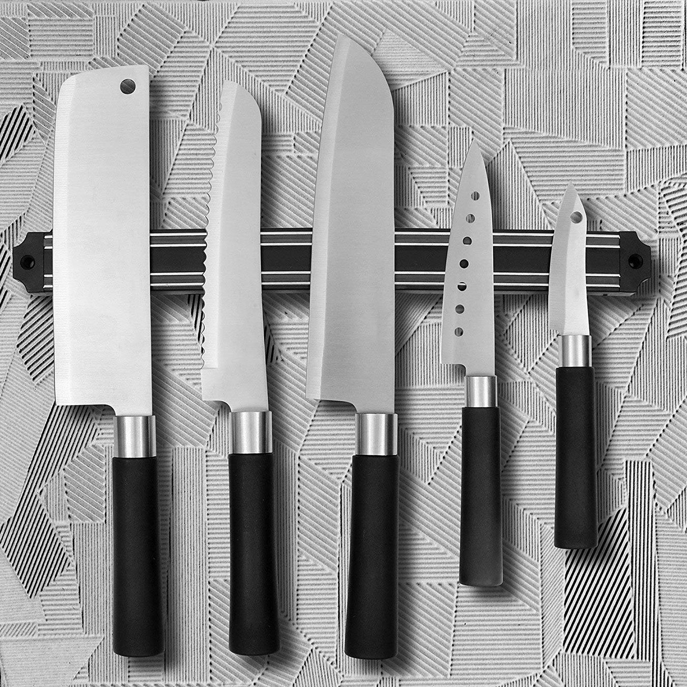 Barra Magnetica Facas Porta Ferramenta Cozinha Faqueiro De Parede 33cm