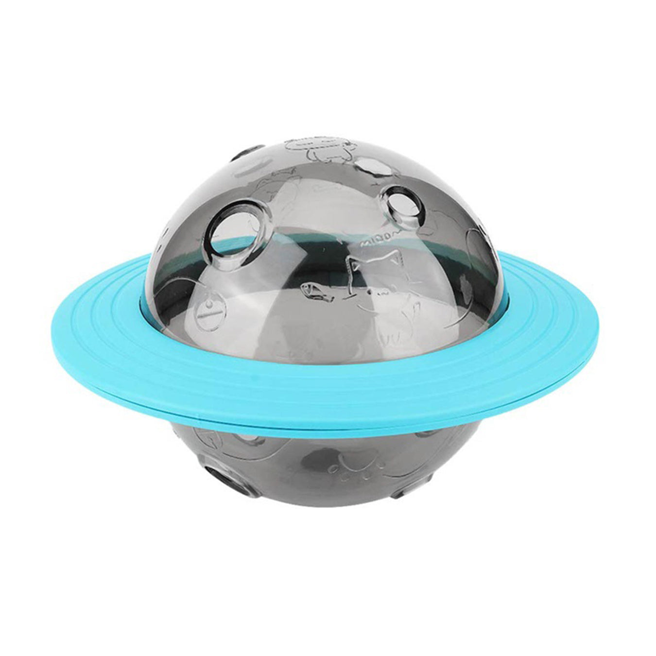Brinquedo Interativo Pets Bola Dispenser De Petiscos E Raçoes Tigela Alimentador Para Cachorro Gatos Divertido Cor:Azul